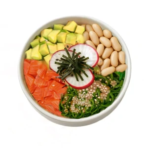 Поке с лососем